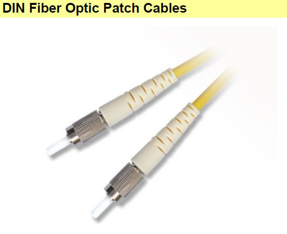 UPC - DIN Fiber Optik Konnektörler 1310 / 1550nm İletişim İçin, 2.0dB IL