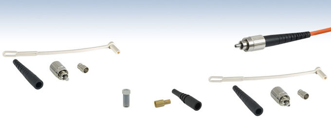 Tekli Simplex Fiber Optik St Konnektör Yerel Alan Ağları için 0.9mm 2.0mm 3.0mm