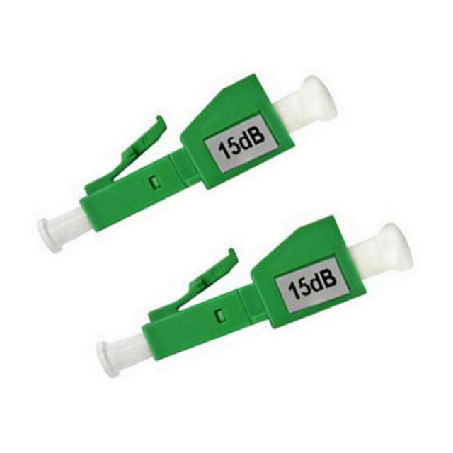 CATV Sistemi için Fiş Tipi LC / APC 4DB Fiber Optik Zayıflatıcı Plastik Malzemeler