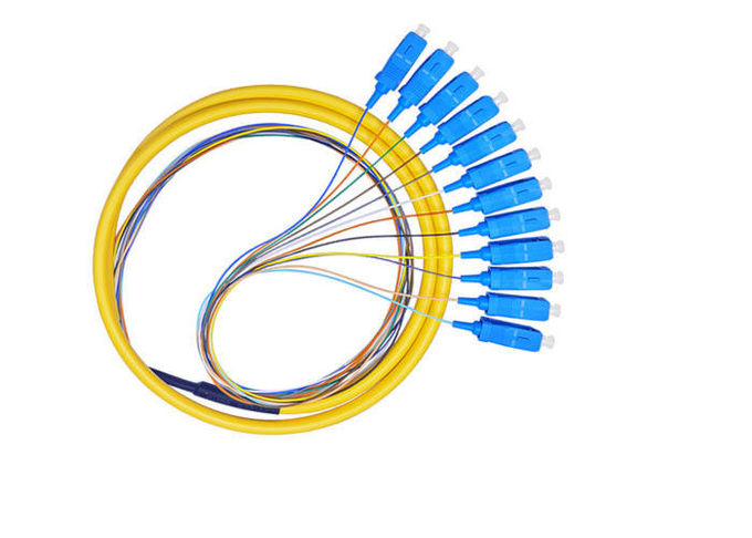 Yerel Alan Ağı için Profesyonel SC / UPC Fiber Optik Pigtail 1310/1550nm Dalga Boyu