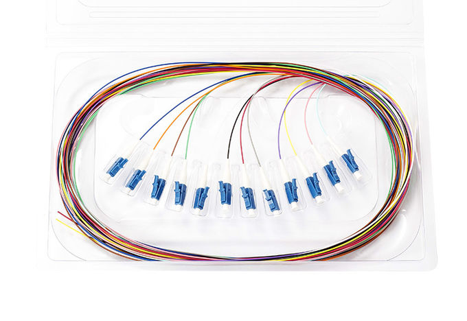 Yüksek Güvenilirlik LC UPC Pigtail Fiber Optik Kablo Sarı LSZH Dış Ceket