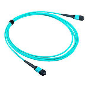 OM3 50/125 MPO Patch Cord, FTTX Network İçin Çok Modlu MPO Trunk Kablo