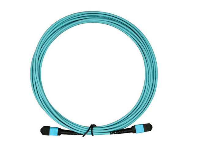 OM3 50/125 MPO Patch Cord, FTTX Network İçin Çok Modlu MPO Trunk Kablo