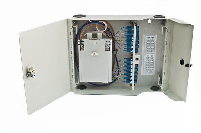 1x16 Splitter Fiber Optik Sonlandırma Kutusu SC UPC Konektörü CATV Ağları İçin