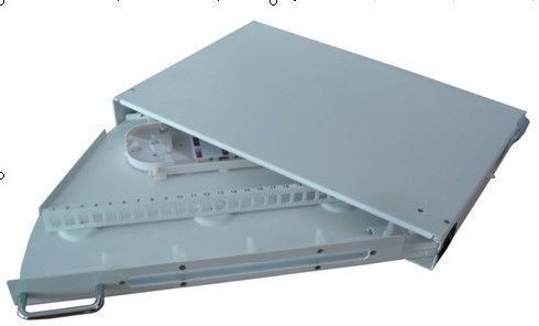 24 Limanlar FTTH Dağıtım Kutusu / Raf Tipi Optik Fiber Dağıtım Kabini