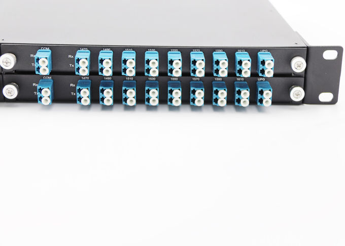 UPG Max IL 2.5dB CWDM Çoklayıcı 1U Raf Montaj 8 Kanal içine Fix