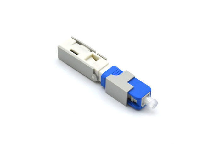 FTTH Bırak Kabloları İçin Kapaklı / Vidalı Fiber Optik Hızlı Bağlantı Yeşil 55mm