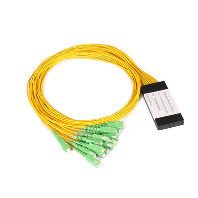 Çin SC / APC 1x16 Plc Ayırıcı, G657A Optik Sinyal Ayırıcı 1310nm / 1550nm Dalga Boyu Tedarikçi