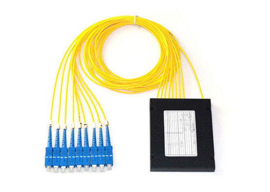 Çin SC / UPC Konnektörleri ile 2.0mm 1 X 8 Fiber Optik PLC Splitter Geniş Çalışma Dalgaboyu Tedarikçi
