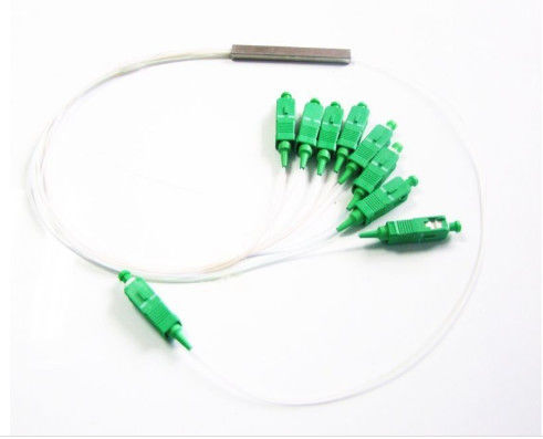 Çin Yüksek Güvenilirlik Mini Tek Modlu Fiber Ayırıcı, G657A Fiber 1x8 Optik Ayırıcı Tedarikçi