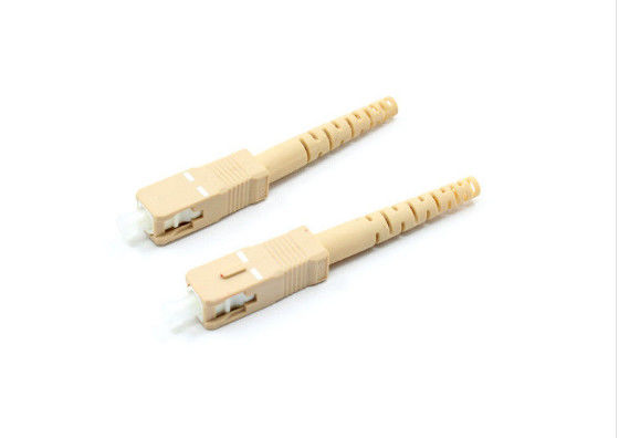 Çin SC UPC Çok Modlu Fiber Konnektörler Fiber Optik Yama Kablosu İçin Tek Çekirdekli Tedarikçi