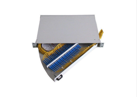 Çin 24 Limanlar FTTH Fiber Optik Dağıtım Kutusu, Raf Tipi Optik Fiber Dağıtım Kabini Tedarikçi