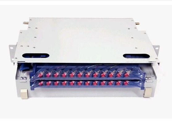 Çin 72 96 çekirdek FBT Çoğaltıcı 1U / 2U Dış Boyut ODF Patch Panel Duvara Montaj Tedarikçi