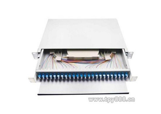 Çin Yüksek Yoğunluklu FBT Çoğaltıcı Patch Panel Dağıtım Çerçevesi ODF 19 &quot;Genişlik ROHS Listeleniyor Tedarikçi