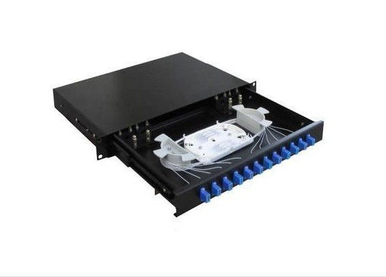 Çin LAN / WAN Kablo Özelleştirilmiş Renk için ABS 24 Port FBT Çoğaltıcı ODF Dağıtım Kutusu Tedarikçi