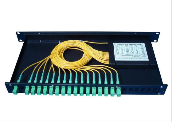 Çin 2 * 32 APC Sc Bağlayıcı, PON Ağları İçin Sigortalı Fiber Bağlayıcı / Telekom Seviye Sınıfı Tedarikçi