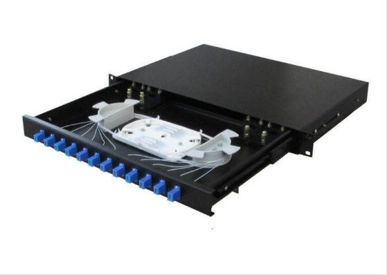 Çin FTTB Lc Telekom Için Fiber Bağlayıcı, 1U 12 Portlu Fiber Optik Bağlayıcı Splitter Tedarikçi