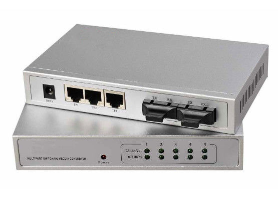 Çin Yarım / Tam Çift RJ45 Portu Optik Kablo Anahtarı, 10 / 100M Otomatik Hızlı Ethernet Anahtarı Tespit Tedarikçi