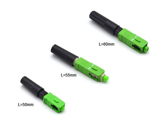 Çin FTTH Bırakma Kablo Sahası Montaj Konnektörü Ön - Parlatılmış 50mm - Sitede Yapıldı Tedarikçi