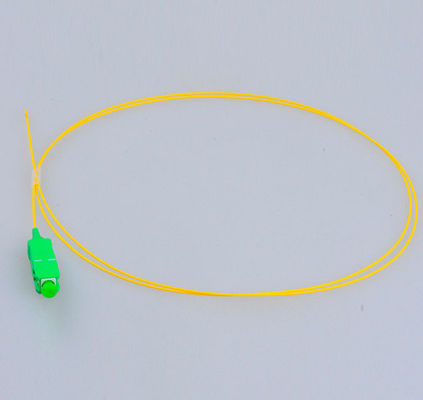 1310 / 1550nm Fiber Optik Pigtail Tek Modlu SC / APC G657A1 2.0mm Dia Sarı Kablo Tedarikçi