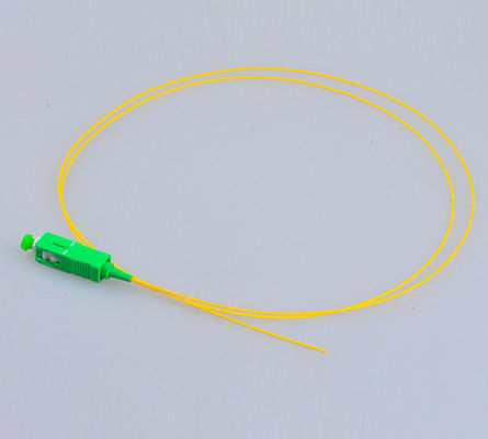 1310 / 1550nm Fiber Optik Pigtail Tek Modlu SC / APC G657A1 2.0mm Dia Sarı Kablo Tedarikçi