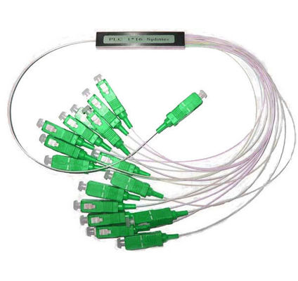 1 * 4/1 * 16/1 * 32 SC / APC Konnektörlü Fiber Optik PLC Splitter Çelik Boru Packaing Tedarikçi