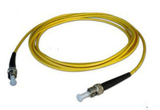 Alt Uç Kaybı Çift Yönlü Fiber Optik Yama Kablosu ST / PC - ST / PC Sarı Renk Tedarikçi