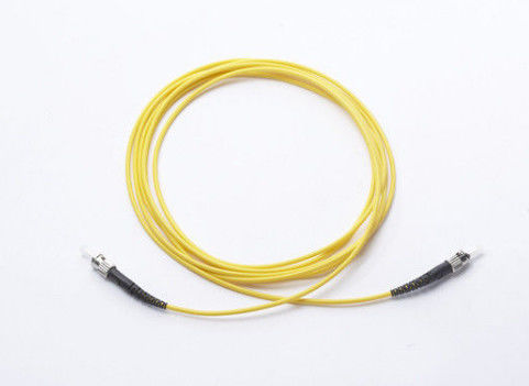 Alt Uç Kaybı Çift Yönlü Fiber Optik Yama Kablosu ST / PC - ST / PC Sarı Renk Tedarikçi