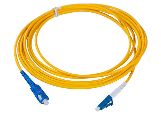 1M / 2M / 3M Lc Fiber Patch Kablosu, Çeşitli Konektör Dubleks Fiber Patch Kablosu Tedarikçi