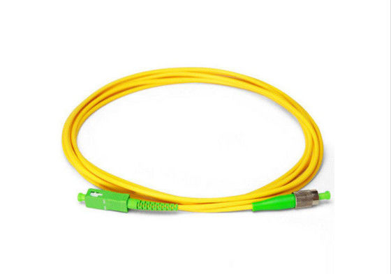 SC / APC - FC / APC Fiber Optik Bağlantı Kablosu SC - FC Sm Sx LSZH Malzemesi Tedarikçi