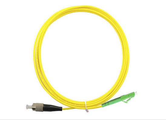 G652D LC / APC - FC / UPC Lc Lc Fiber Bağlantı Kablosu, 9/125 Fiber Pigtailler Patch Kabloları Tedarikçi