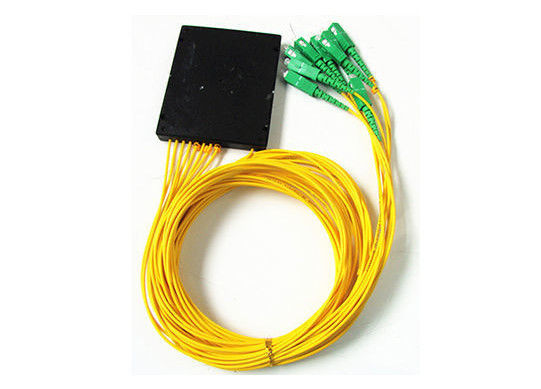 Sarı Plc Optik Bölücü, FTZ Sistemleri İçin LSZH Fiber Optik 1x16 Plc Bölücü Ceket Tedarikçi