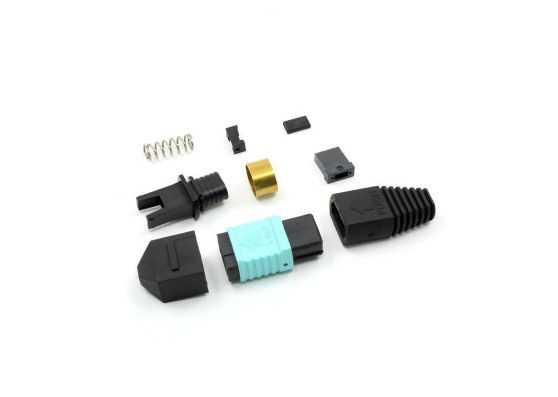 50 / 125um Mtp Mpo Fiber Bağlayıcı, PC Yüksük Uç Yüzü Lc Lc Fiber Bağlayıcı Tedarikçi