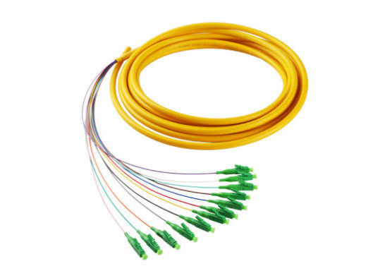 G652 FTTH Optik Pigtail, LC / APC Konnektör Tipi Tek Modlu Fiber Pigtailler Tedarikçi