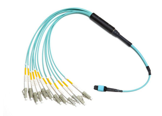 LSZH Fiber Optik Kablo Patch Kablosu, Patch Panel İçin 12/24 Çekirdekli Lc Fiber Patch Kablosu Tedarikçi
