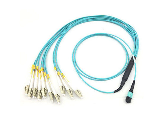 LSZH Fiber Optik Kablo Patch Kablosu, Patch Panel İçin 12/24 Çekirdekli Lc Fiber Patch Kablosu Tedarikçi