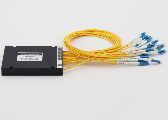 LC Konnektörlü Yüksek Güvenilirlik Mux Demux Cwdm, 4Ch / 8Ch / 18 Ch CWDM Modülü Tedarikçi