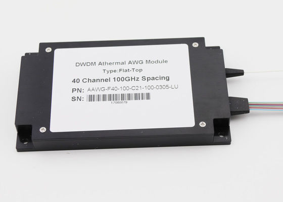 Max IL 5.0dB DWDM Mux Demux 40Ch AAWG 5G Ön Haul / Datacenter Için ABS Kutusu Tedarikçi