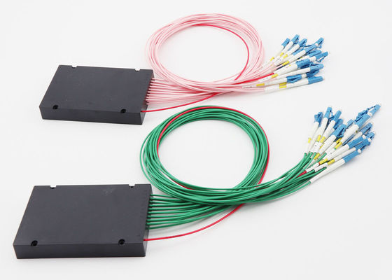 8 Kanal 100G DWDM Mux Demux UPG Bağlantı Noktası LC / UPC Konnektörler Özelleştirilmiş Uzunluk Tedarikçi